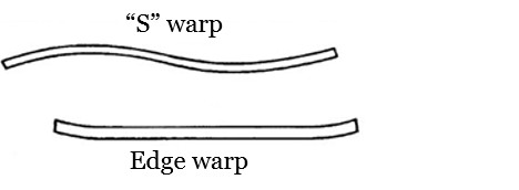 What causes cross directional warp?