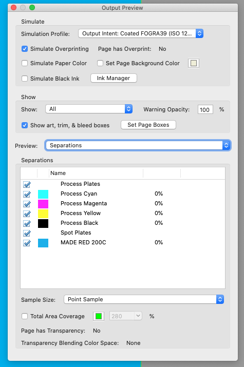 The spot color library, .CXF file is not being used to change the color ...