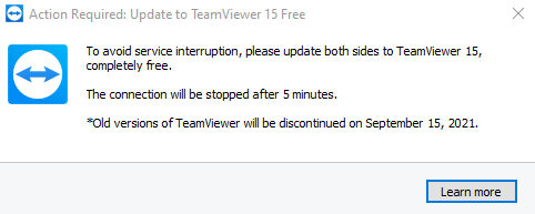 VUTEk - 64bit - Update teamviewer to version 12