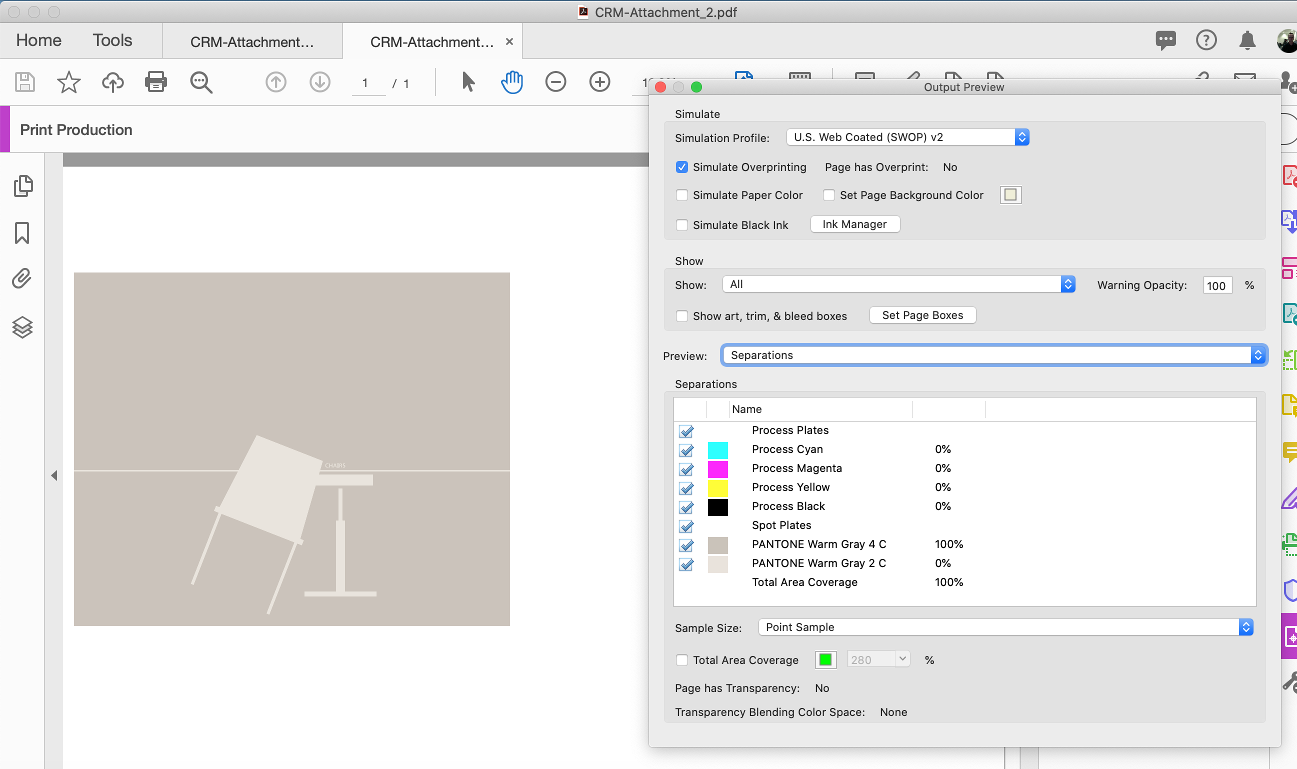 Same Pantone in 2 PDF files is outputting different color on same ...