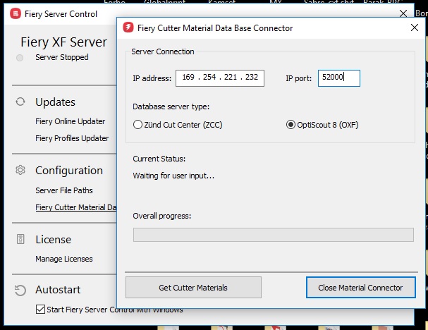 How to setup the Fiery Cutter Material Database Connector for ...