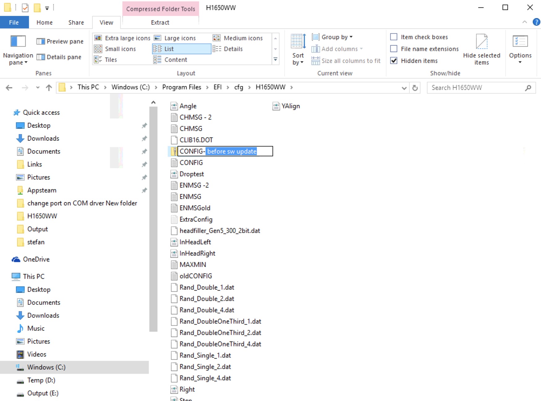 Wide Format - Create a solid back up of your working configuration