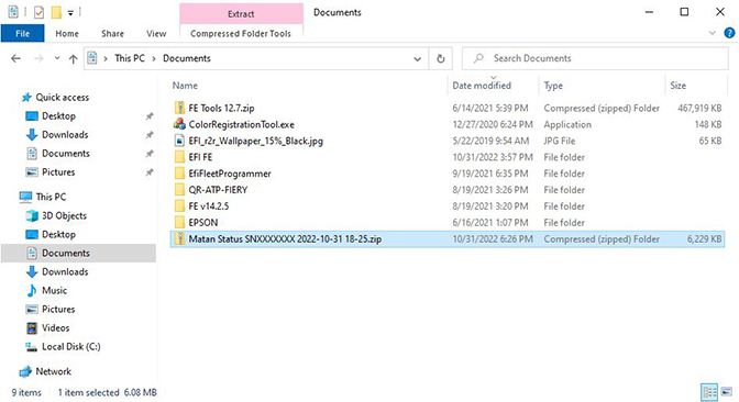 How to manually collect and review the Print History on r2r Series Printers