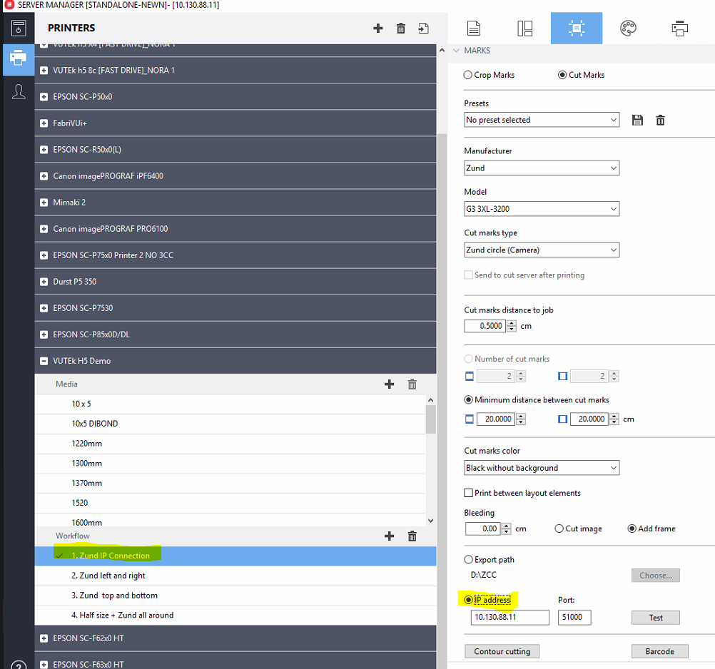 How to setup the Fiery Cutter Material Database Connector for Zund Cut ...