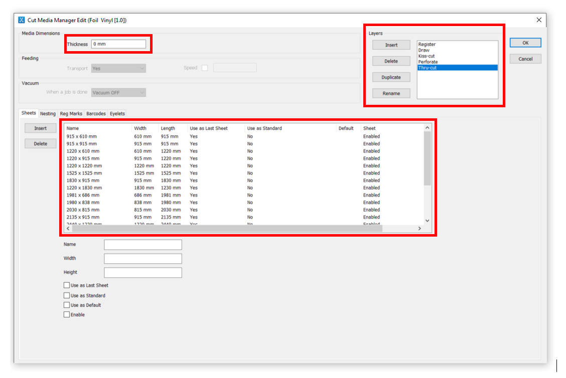 How to import your ZCC material database in the Fiery Prep-it Cut Media ...
