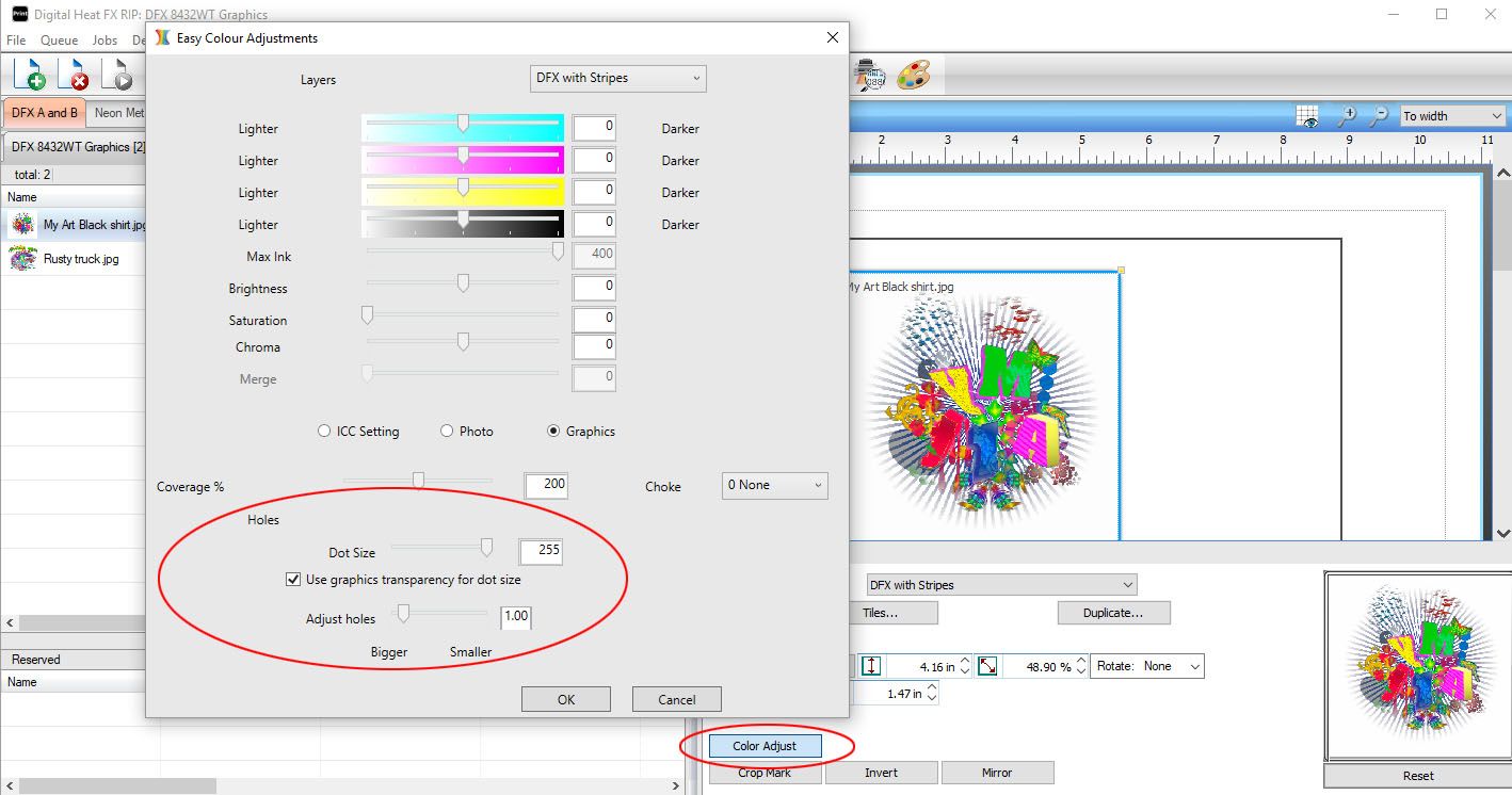 Using Ink Removal in Digital Factory