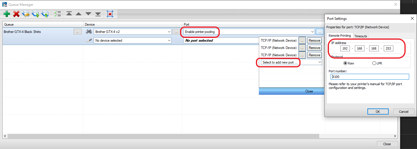 Printing the same design to Multiple Printers using "Printer Pooling"