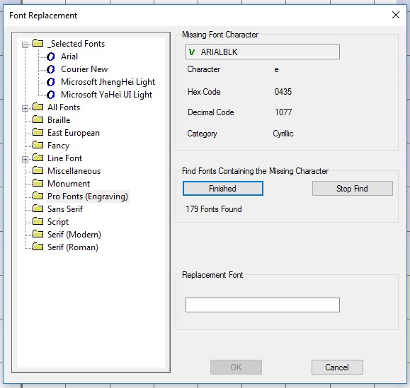 Unicode Support in SignLab and EngraveLab.