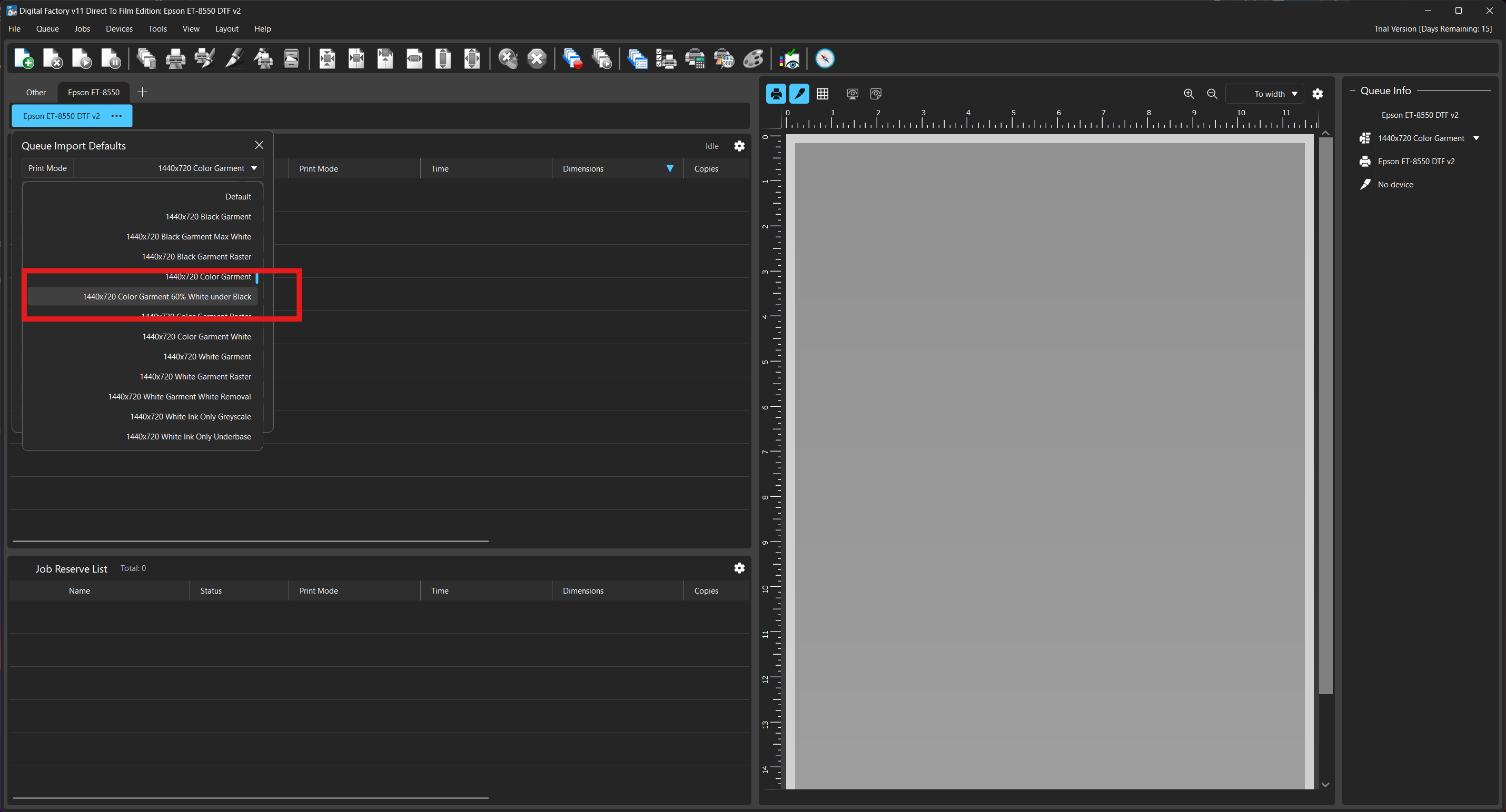 Digital Factory - How to Make Changes to an Existing Print Mode in ...