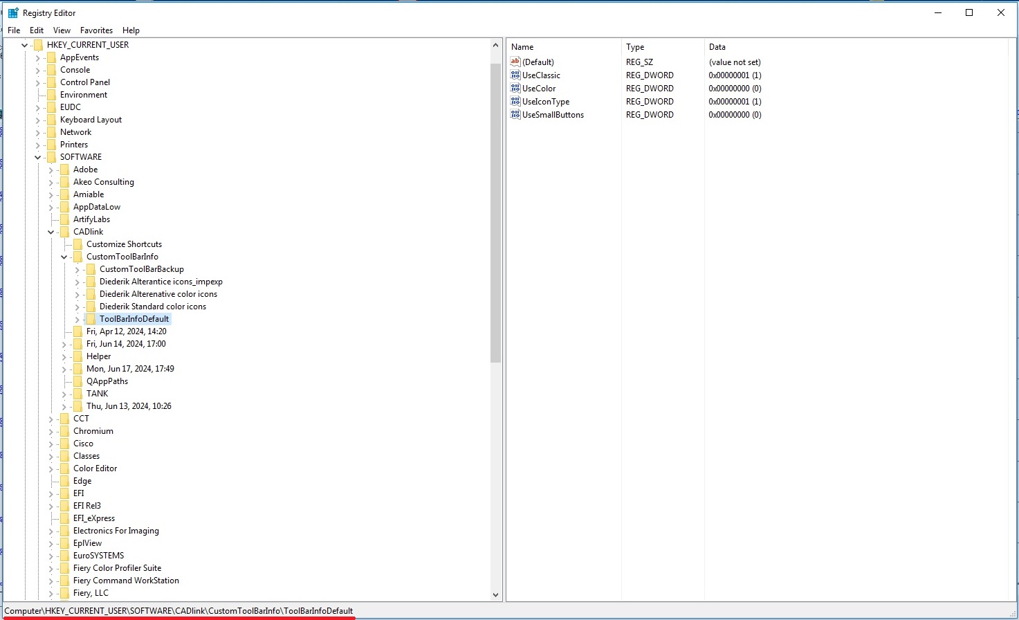 Where are my SignLab Toolbar Profiles saved