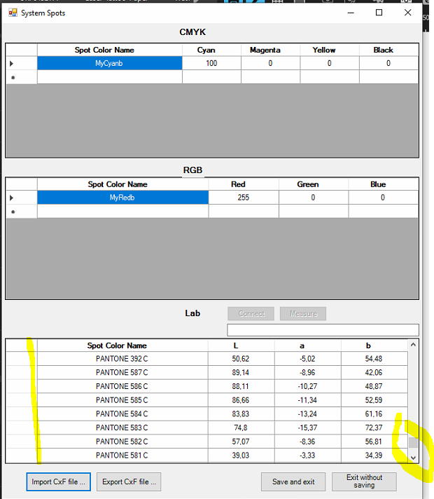 How to import external Spot Color libraries (*.CXF) into Digital Factory.