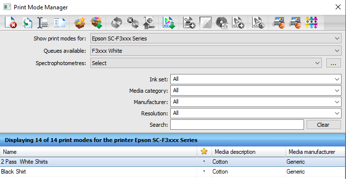 Creating Multi-pass printmodes