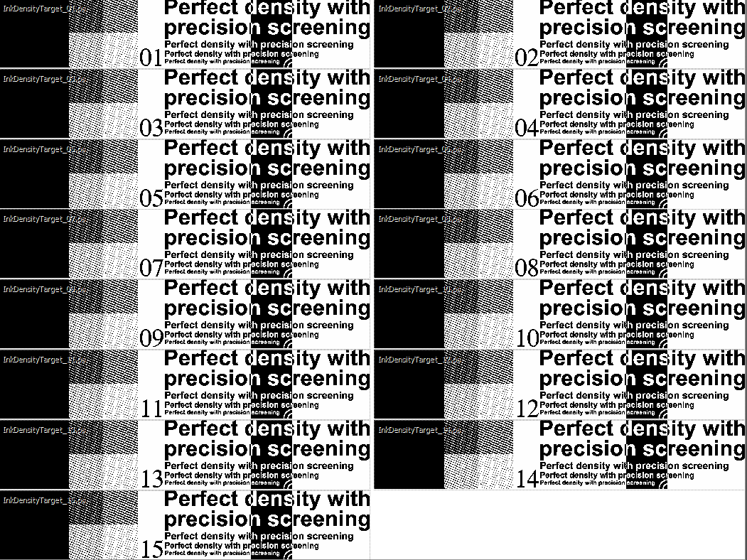 Setting Ink Density in FilmMaker