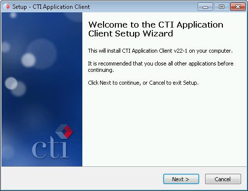 How to install CTI desktop