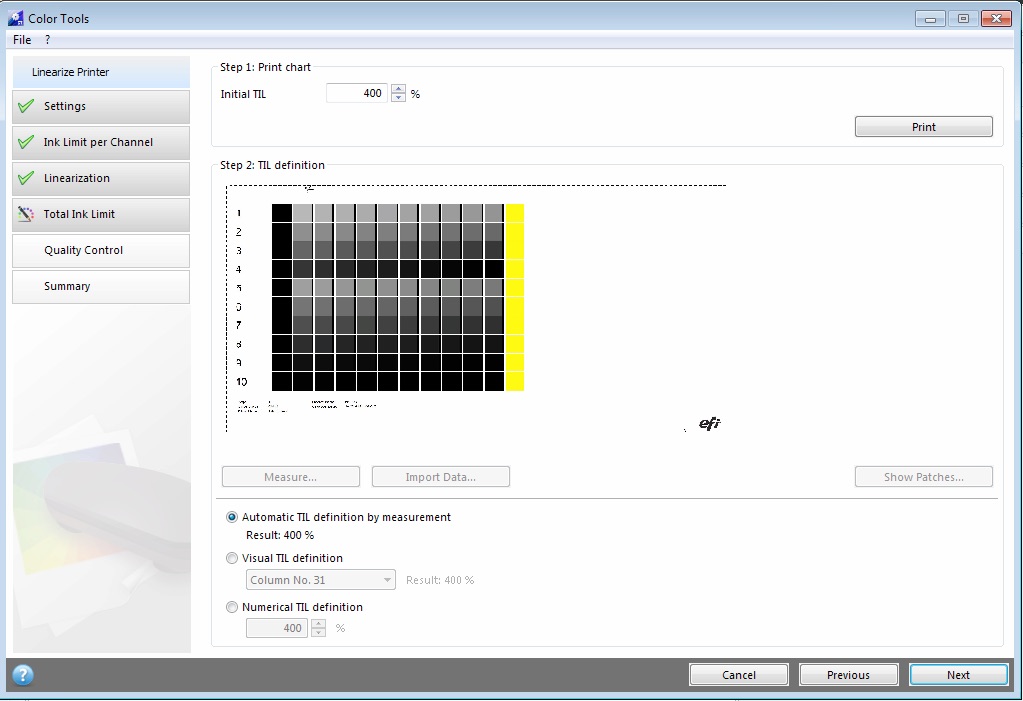 How to linearize and profile a Jetrion printer