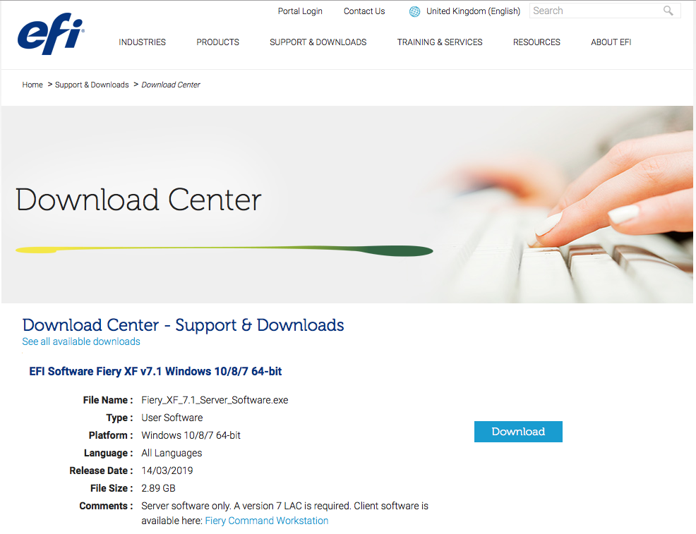 How to Download Fiery XF, Command WorkStation, Color profiling Suite ...