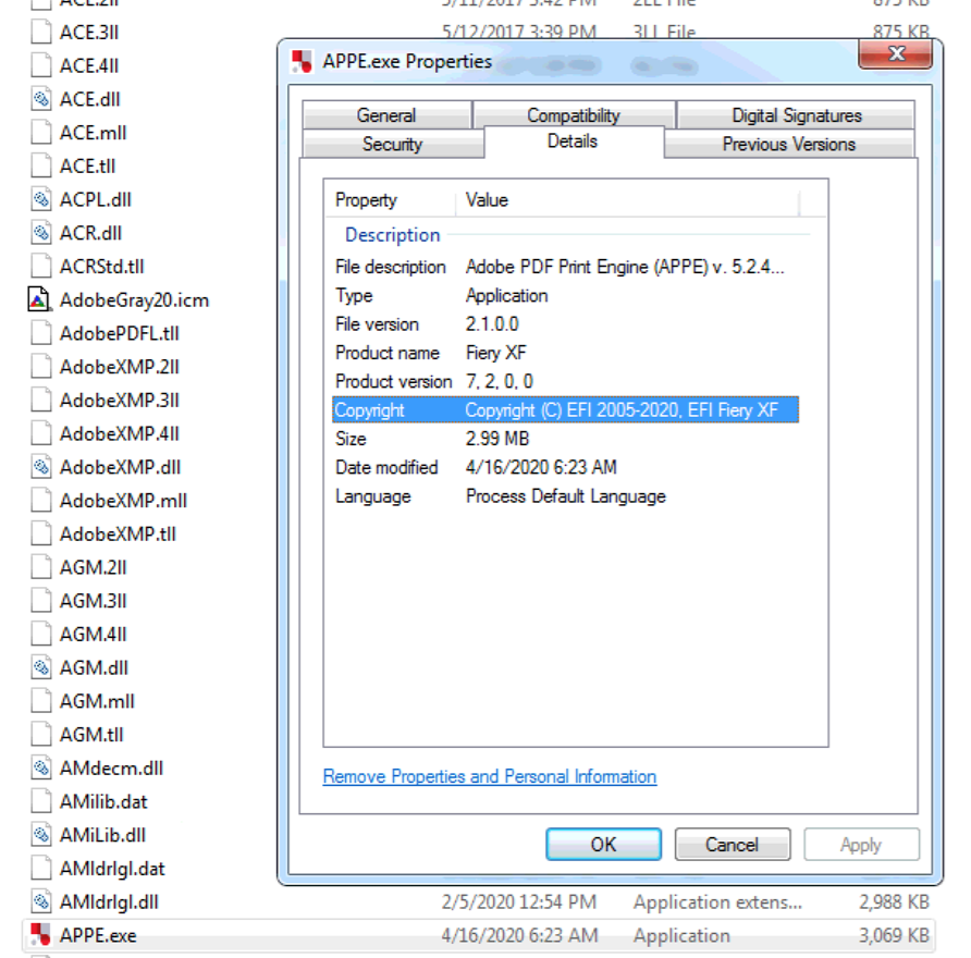 From what Fiery XF version will the new Adobe PDF Print Engine v5 be ...