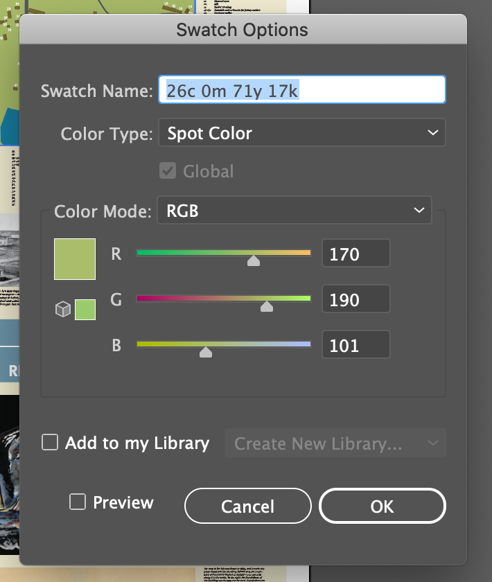 Why is my Spot Color is not displaying or printing the right colors?