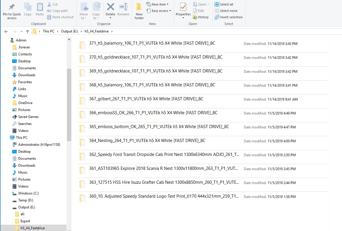 Subfolders holding the RTL files inside the Export folder is not user ...