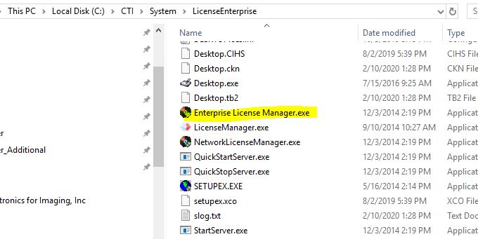 How to manually run the license manager