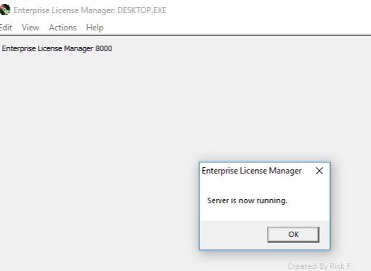How to manually run the license manager