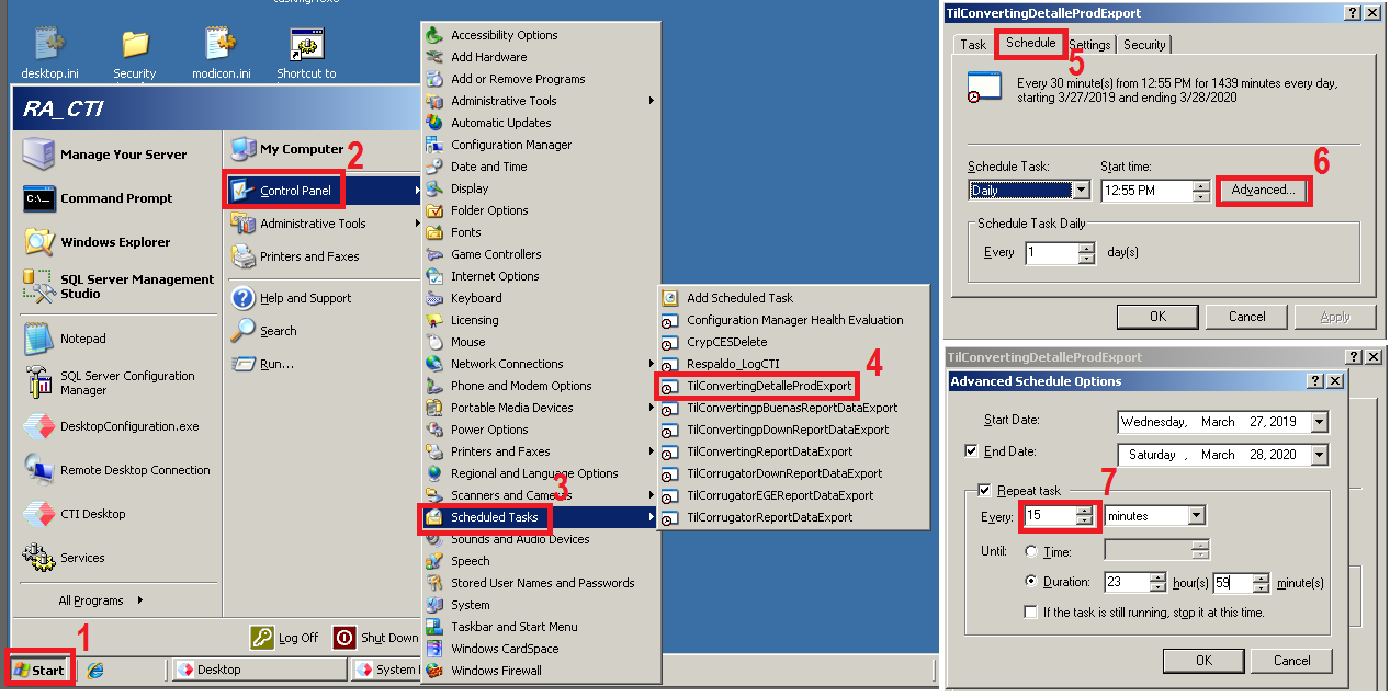 Modify Automated Report Frecuency