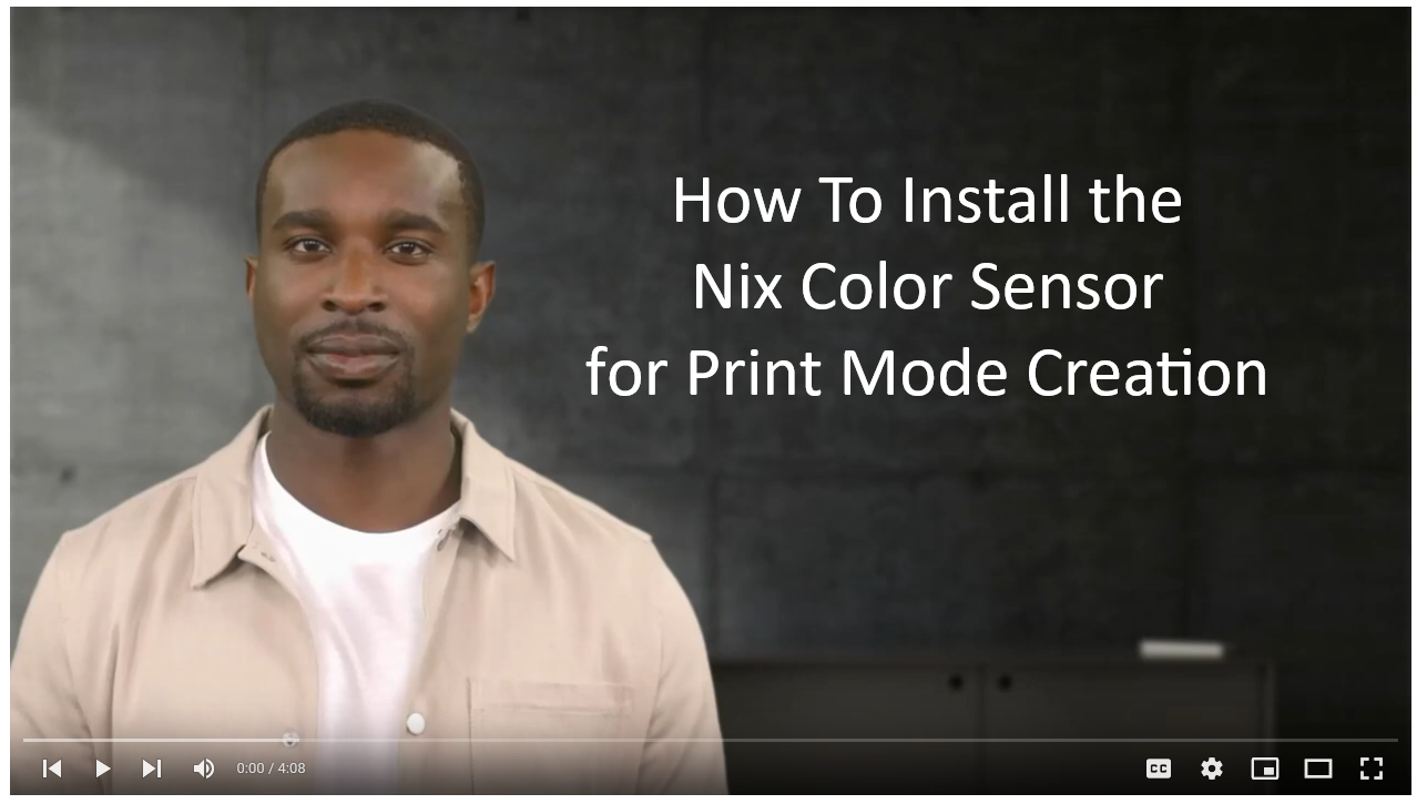 Setting up Nix Spectrophotometers, like a Nix Mini 3