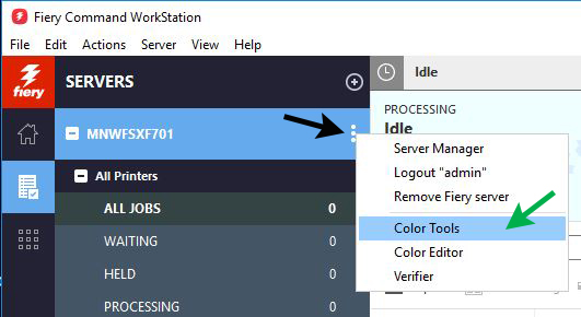 Why does Fiery Color Profiler Suite launch in DEMO mode in Fiery XF?