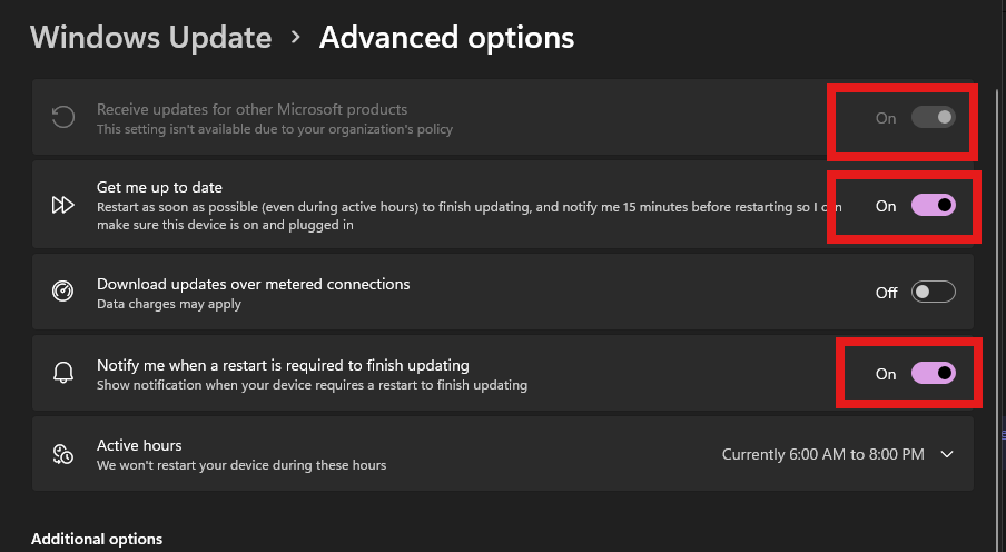 How to configure Windows Updates