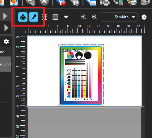 I cannot see the preview of my Print or my Cut in Digital Factory