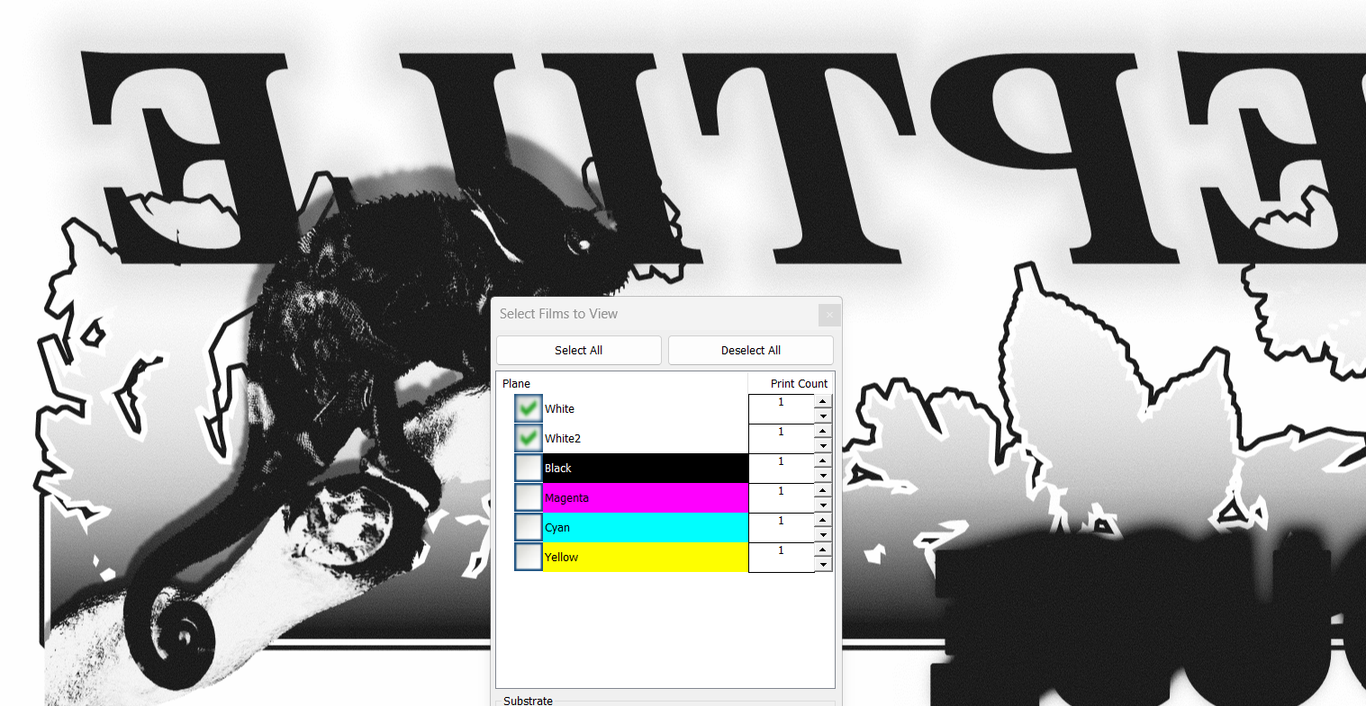 Digital Factory - White is not printing under transparent areas in the ...