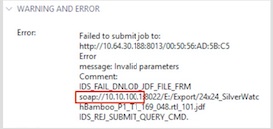 The Fiery XF server has an IP address of 10.10.100.1 and IP printing ...